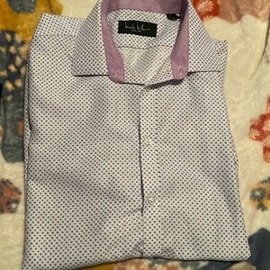 Nicole miller button down dress shirt 👔